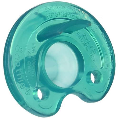 Philips Newborn Soothie Pacifier, 0-3 Months, Green, BPA-Free Silicone, Hospital-Grade, Natural Scent