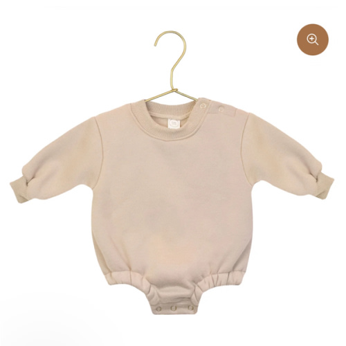 Sweatshirt Romper - Mocha
