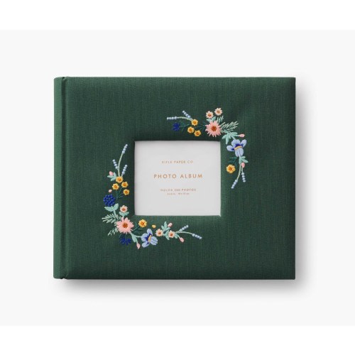 Embroidered Heirloom Photo Album - Wildwood