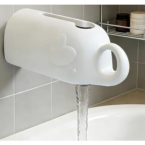 Bath Spout Cover, Faucet Cover Bathtub Baby, Bath Faucet Cover for Kids, FaucetsCover Baby Prevents Bumps and Knocks, Bathtub Faucet Covers for Kids, Universal (White)