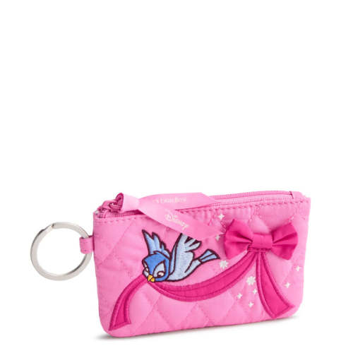 Disney Zip ID Case - Aurora Pink Bows