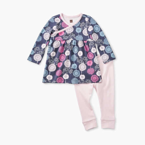 Tea Collection Dress Outfit - Puff, 3-6 Months