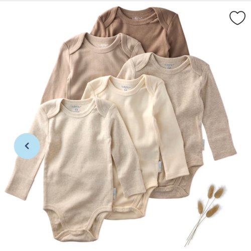 BLAKE 5-Pack Long Sleeve Bodysuit