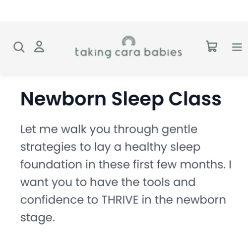 Newborn Sleep Bundle | Taking Cara Babies