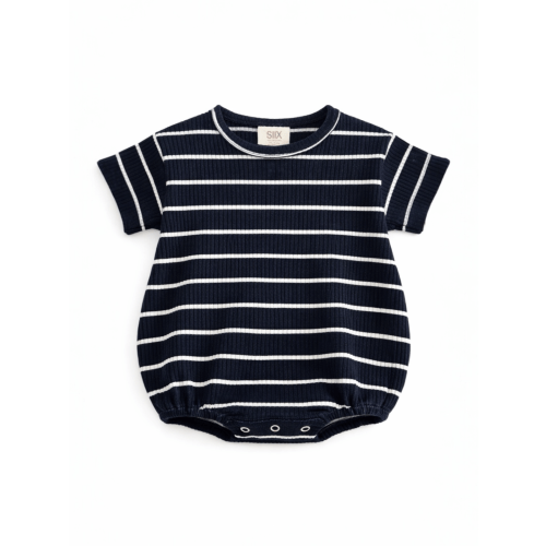 Black/White Stripe / Ribbed T-Shirt Bubble – SpearmintLOVE