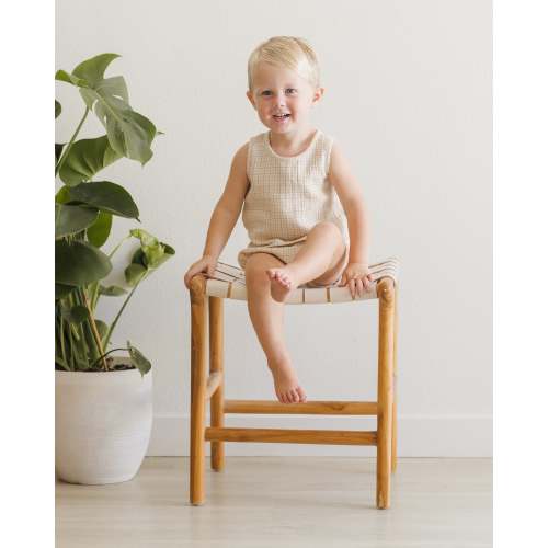 Woven Tank + Short Set || Yellow Plaid – Quincy Mae
