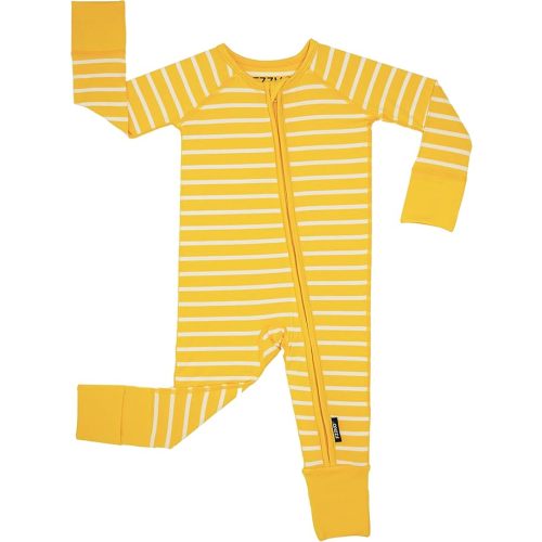 Baby Footie Pajamas, Viscose from Bamboo, Preemie & Newborn Sleepers, 2-Way Zipper PJs for Boys & Girls, 0–24 Months