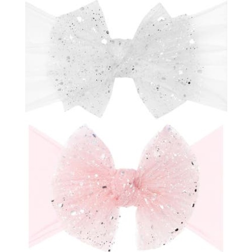 2-Pack Fab-Bow-Lous® Point d'Esprit Tulle Headbands
