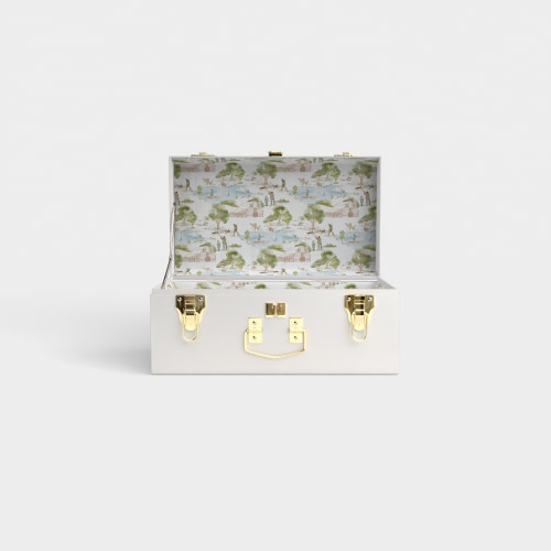 Mini Trunk - White - Heritage Hunt / No Embroidery