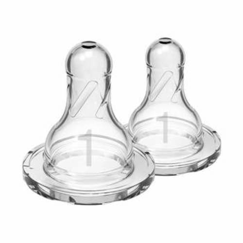Dr. Brown's Level 1 Narrow Baby Bottle Silicone Nipple - Slow Flow - 6pk - 0m+ : Target