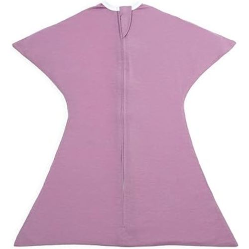 SleepingBaby Zipadee-Zip Cozy Transition Swaddle - with Zipper, Polyester, Spandex - Roomy Baby Wearable Blanket for Easy Diaper Changes - Classic Lavender, Medium (6-12 Month)