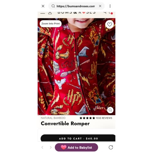 Harry Potter™ Convertible Romper