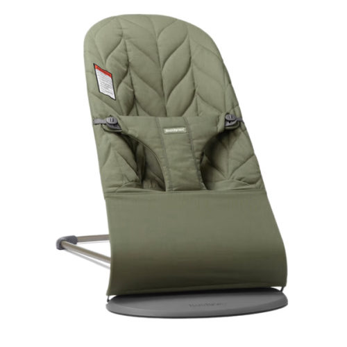 BabyBjörn Bouncer Bliss (Dark Green) (Woven, Petal-quilt)