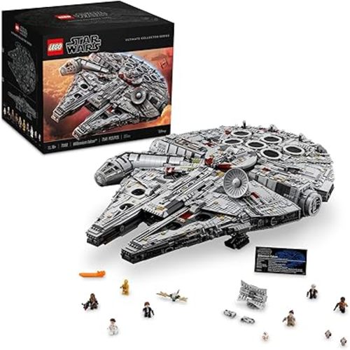 LEGO Star Wars Millennium Falcon - Building Set for Adults, Ages 16+ - Gift for Birthday - Movie Collectible Model Kit - Display in Home or Office - 75192