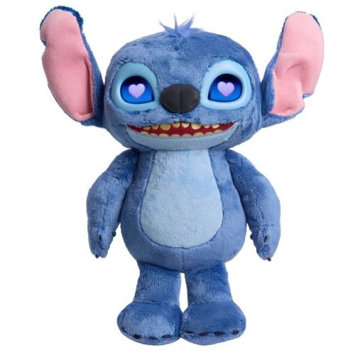 Lilo & Stitch Disney Many Moods Stitch Plush: Polyester Stuffed Character, 12.85" Soft Toy