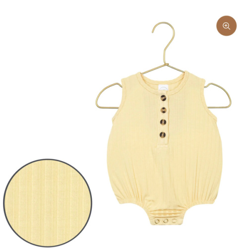 Birdie Ribbed Bubble Romper