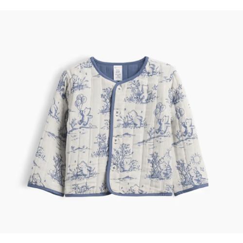 Baby Quilted Gauze Reversible Jacket