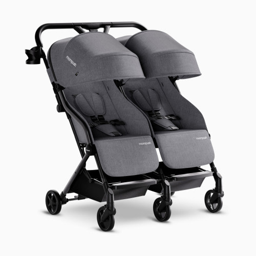 Mompush Lithe Double Stroller - Gray