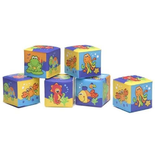 Playgro Soft Blocks Pack Blue