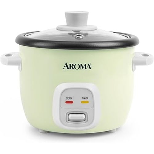 Aroma Housewares 4-Cups (Cooked) / 1Qt. Rice & Grain Cooker (ARC-302NGBL), Blue