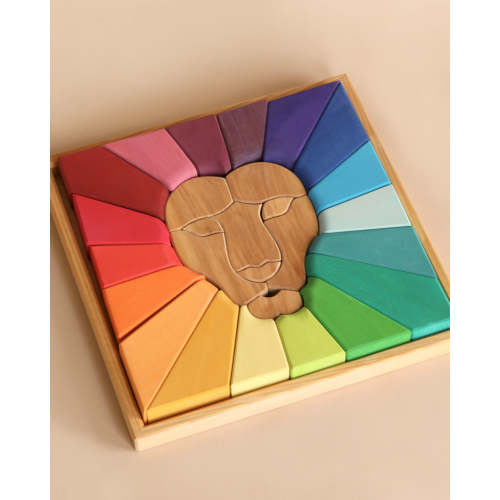 Grimm's Rainbow Lion Building Set