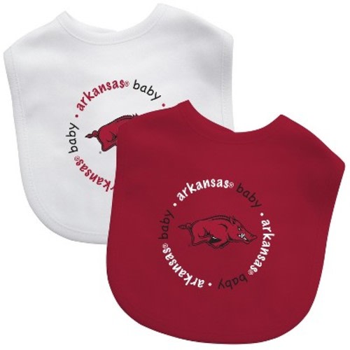 BabyFanatic Officially Licensed Unisex Baby Bibs 2 Pack - NCAA Arkansas Razorbacks