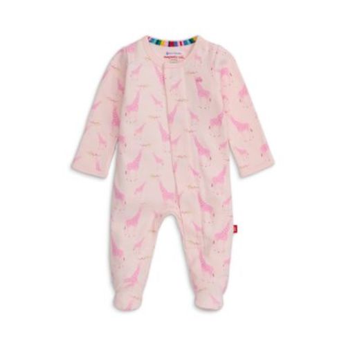 Girls' Cotton Giraffe Footie - Baby