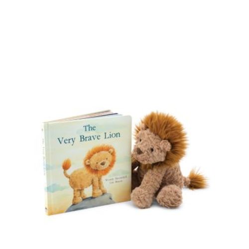 Fuddlewuddle Lion & The Very Brave Lion Book - Ages 0+