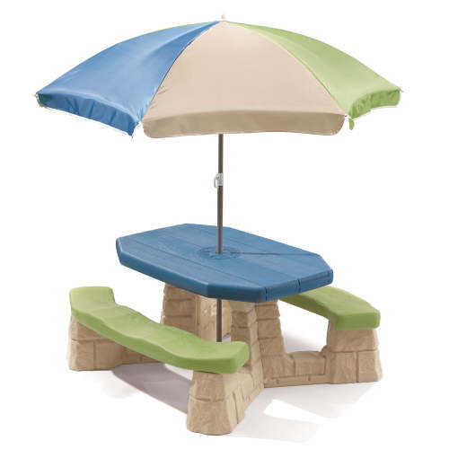Step2 Naturally Playful Picnic Table with Removable Umbrella for Kids