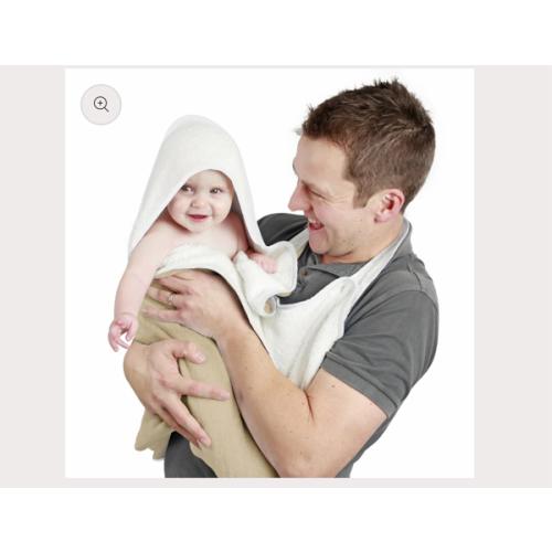 Cuddledry 'Hands-free' baby towel oatmeal