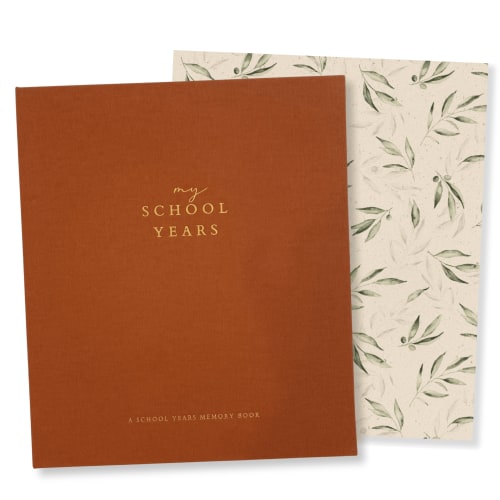 Evergreen - School Memory Book (Terracotta)