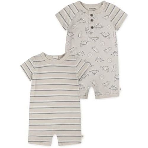 HUGGIES unisex-baby Multi-pack Short Sleeve Romper