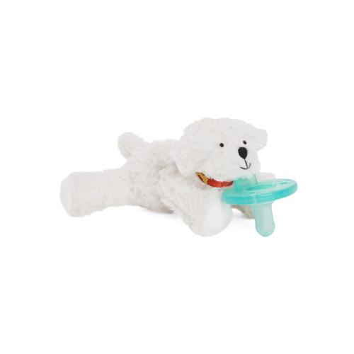 WubbaNub Infant Pacifier - Budster Bichon | Cute Plush Pacifier for Babies | Buy Now with Express International Delivery | GoSupps.com
