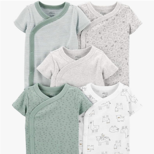 Simple Joys by Carter's unisex-baby 5-pack Side Snap Short-sleeve Bodysuit