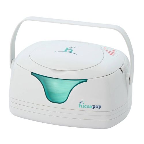 hiccapop Portable Wipe Warmer with Two Charging Bases - White