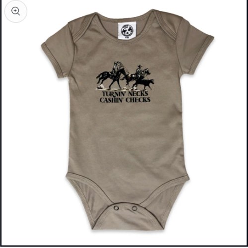 Turnin' Necks Cashin' Checks Onesie – Cowkid Clothing Company