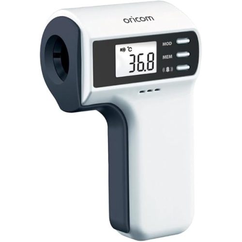 Oricom FS300 Non-Contact Infrared Thermometer, Thermometer for Adults Suitable for All Ages - Measure Temperature Non-Invasive No Direct Contact. Fast and Accurate Temperature Detection.