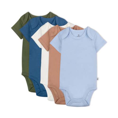 5-Pack Organic Cotton Short Sleeve Bodysuits | Honest Baby Clothing