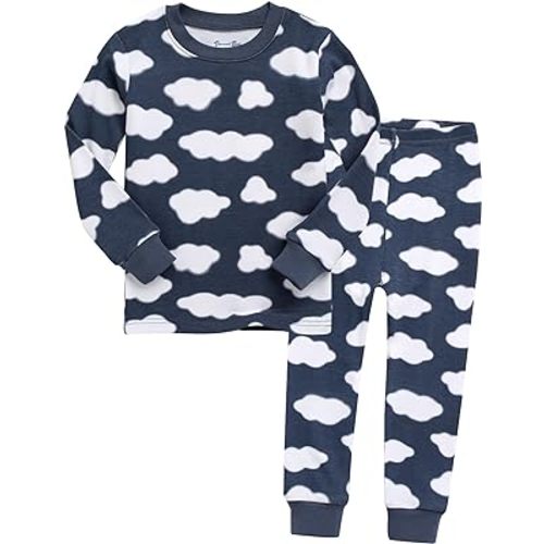 VAENAIT BABY 6M-12Y Kids Unisex Girls & Boys Soft Comfy Modal Tencel Sleepwear Pajamas 2pcs or 4pcs Set
