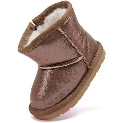 BMCiTYBM Baby Snow Boots Infant Boy Girl Winter Boots Nonslip Lightweight Outdoor Warm Shoes for Cold Weather 6 9 12 18 24 Months(Infant/Toddler)