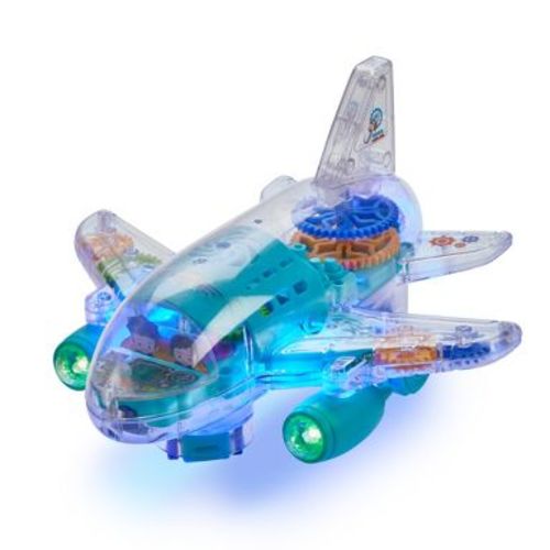 Light Up Transparent Gear Airplane