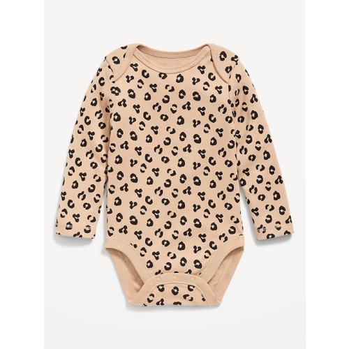 Printed Long-Sleeve Bodysuit for Baby