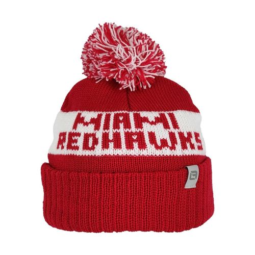 Logofit Miami RedHawks Infant Cuffed Beanie w/ Pom