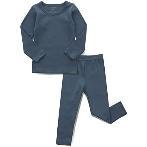 AVAUMA Baby Boys Girls Pajama Set Kids Toddler Snug fit Basic Cotton Sleepwear pjs for Daily