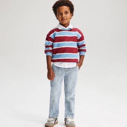 Toddler Boys' Straight Pull-On Denim - Cat & Jack™ Light Blue 12M