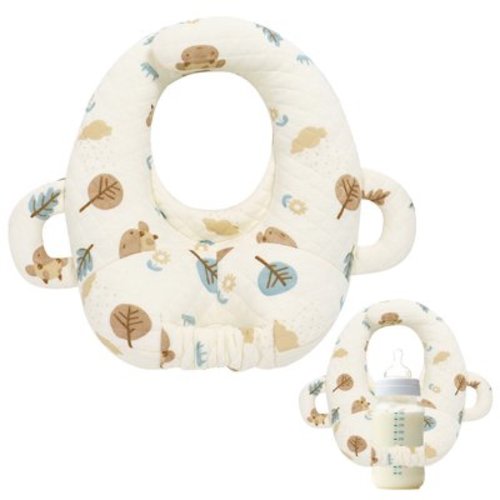 Baby Bottle Holder Hands-Free Feeding Pillow, Child Self-Feeding Baby Bottle Pillar, Hands-Free Nursing Bottle Newborn Support Pillow