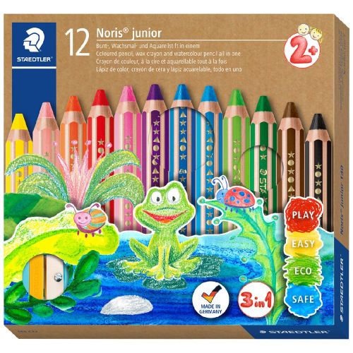 Staedtler Noris Junior 3-in-1 Pencils 12 Pack