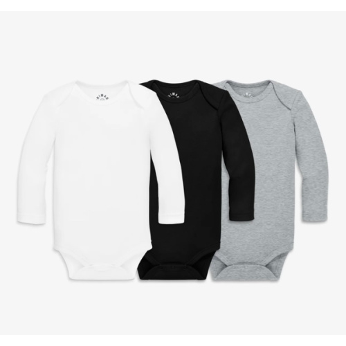 Organic long sleeve babysuit 3-pack | Primary.com
