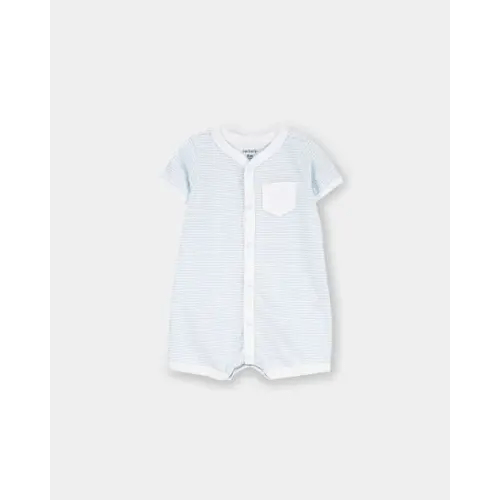 Baby Boy Cloud Romper - Blue | Carter's