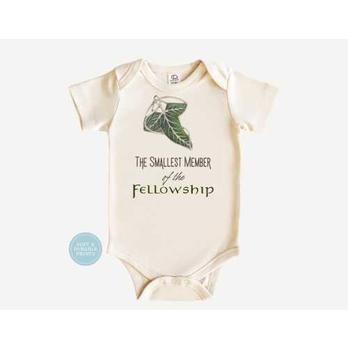 Middle Earth Baby Onesie, The Fellowship, Nerdy Baby Gift